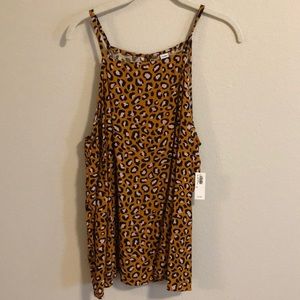 Animal print tank